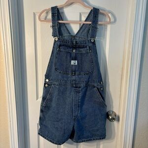 Vintage Lee Shorts Overalls Size XL